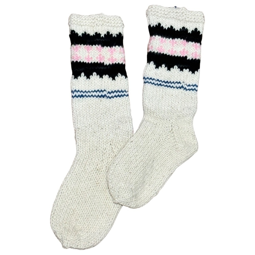 Handmade wool vintage socks/slippers